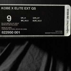 Nike Kobe X Elite EXT QS 10
